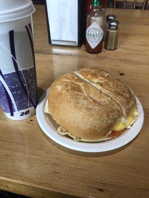 Breakfast sandwich