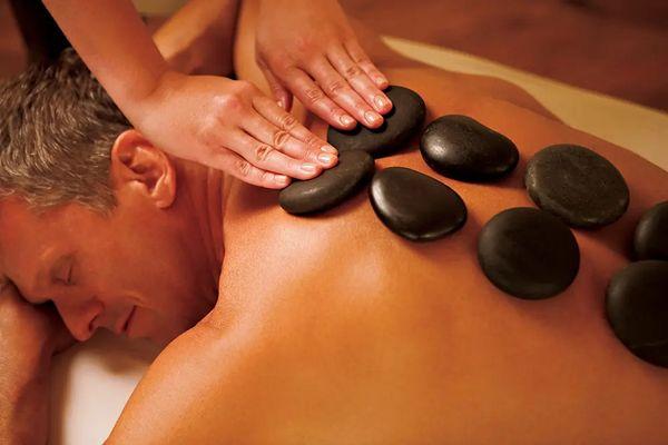 Hot stone massage