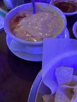 Queso - very lumpy