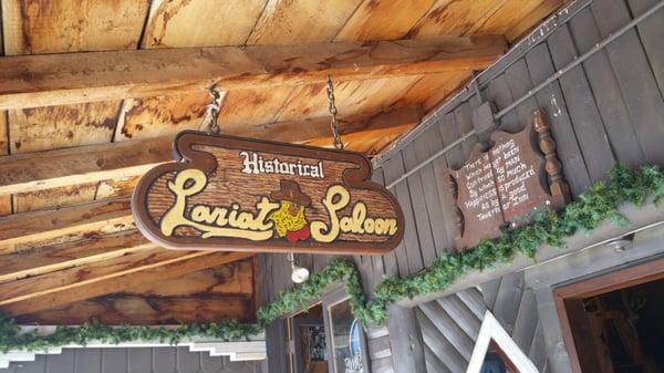 Rustic signage