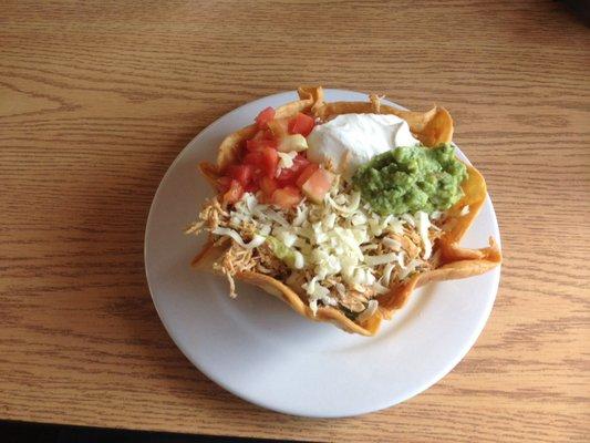 Chicken taco salad