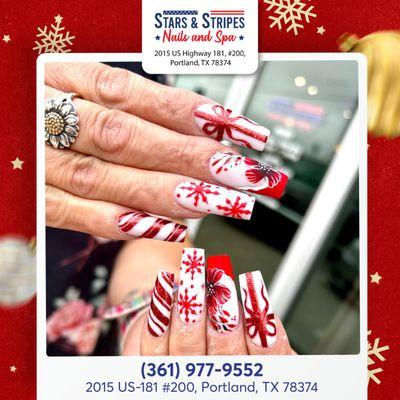 SPECIAL OFFERS
Get ready for a dazzling holiday season with Stars & Stripes Nails And Spa!