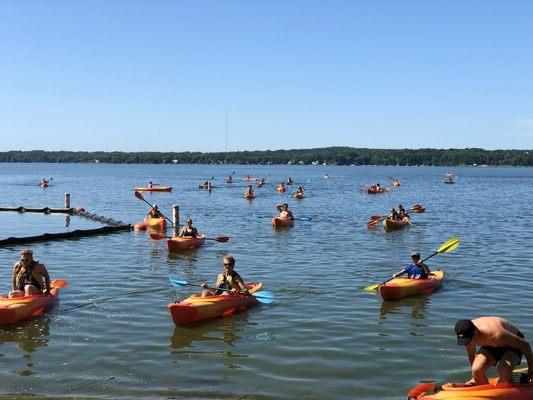 Kayak excursion to Pheasent Branch