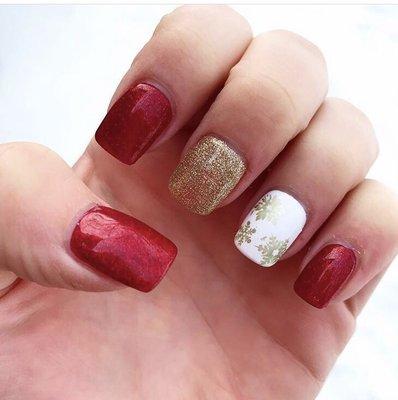 Holiday nails by Krista