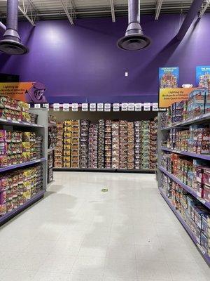 Nice and wide aisles