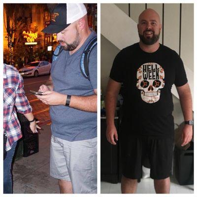 Over 35 pound weight loss in 1 year, thanks to the team from OTF Campbell.