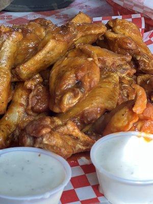 Hot wings, the best in Stevens County!