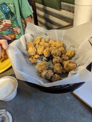 Half order of fried Mushrooms