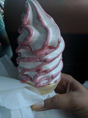 Black cherry soft swirl