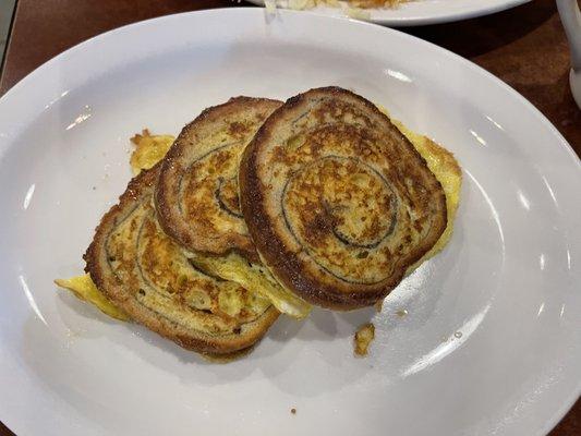 Cinnamon swirl French toast