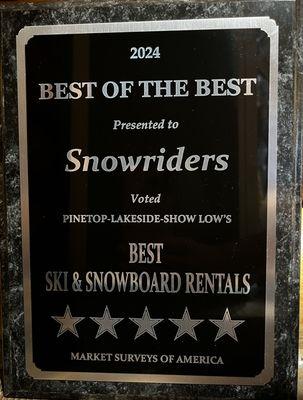 Thank You To Our Great Snowriders Guests! We Can't Wait to Keep Providing You All Great Service!