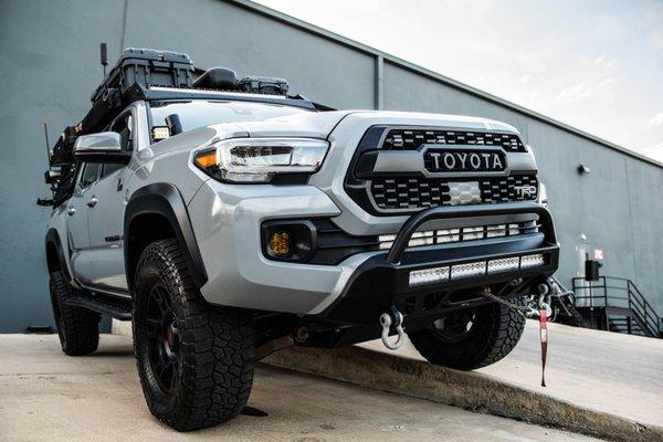 Tacoma with Cali Raised LED stealth bumper