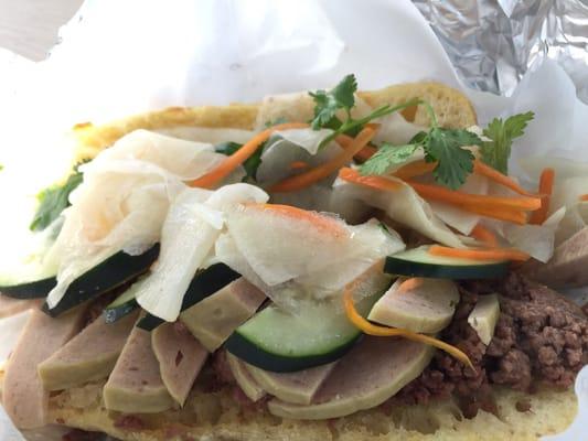 Banh mi close-up