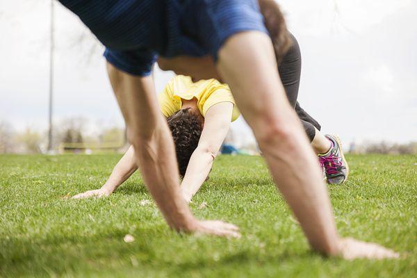 Zoetic Coaching - lead trainer George Curtis doing a personal training session in Washington Park