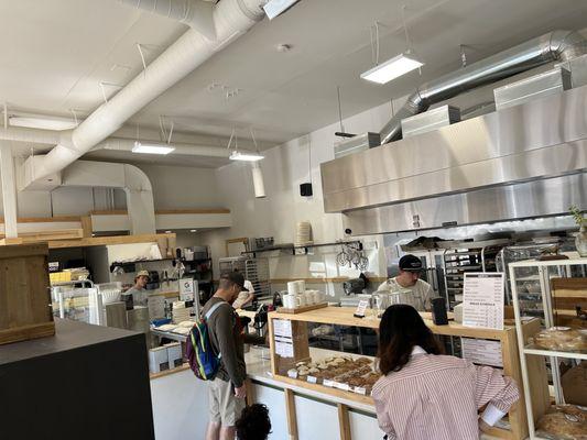 Counter and bakery