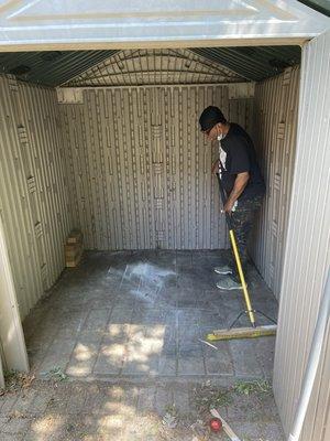 Cleaning & Organizing garages and sheds