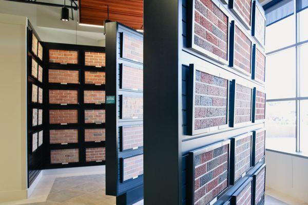 Masonry products in our Columbus Showroom