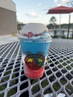 Watermelon and blueberry Gelati