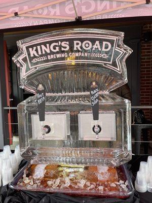 Free samples of root beer and black cherry soda as part of Haddonfield's Winterfest.