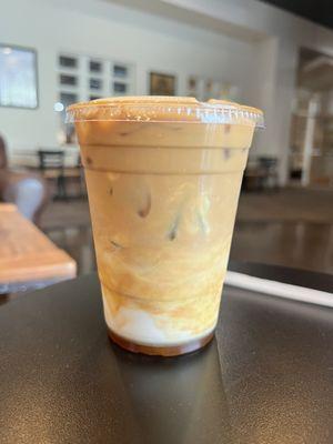 Iced Latte with Irish Cream and Caramel