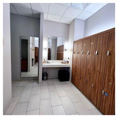 Women's locker room