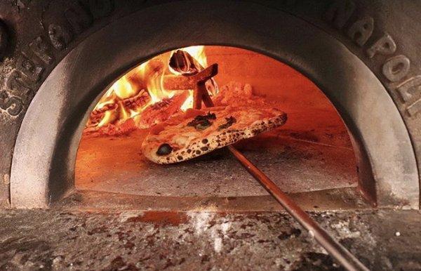 Our pizza is cooked in a Stefano Ferrara oven built by hand in true Neapolitan tradition.