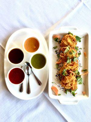 Onion Bhajia( Crisp Fried Onion Fritters)