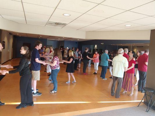 A fun day of group classes at the studio.