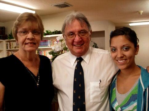 Pastor Ed Sabatino with his wife Barb, and daughter Loran