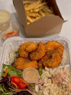 Coconut Shrimp Plate, Furikake Fries (02/2022)