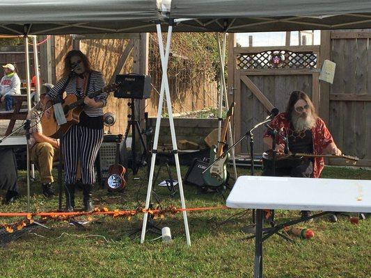 Maia and Steven Archote play at our Halloween Anniversary