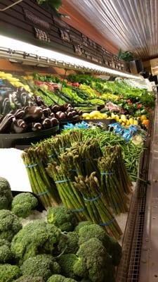 Nicely arranged veggies