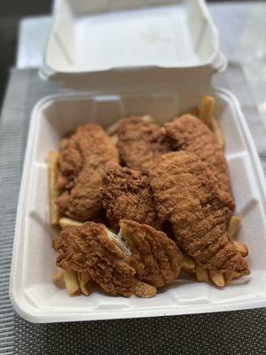 Chicken Fingers with French Fries Platter