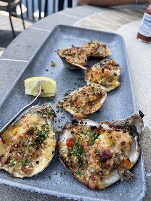 Casino Style Baked Oysters