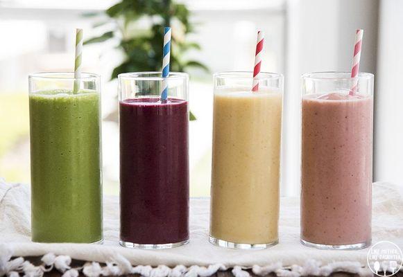 8 flavors of Smoothies