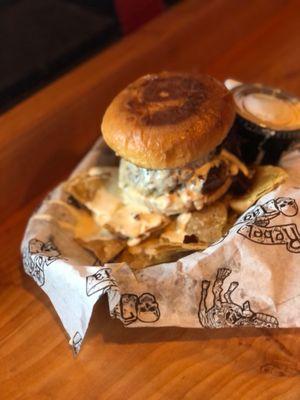 Queso burger