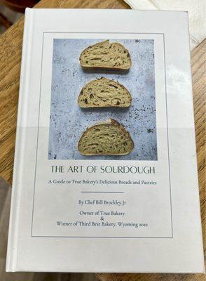 The chef and owners book on Sourdough bread.