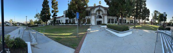 Panoramic view of the school