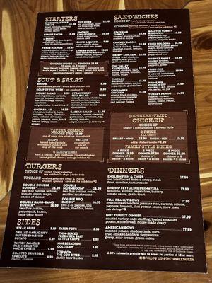 Menu 10/23