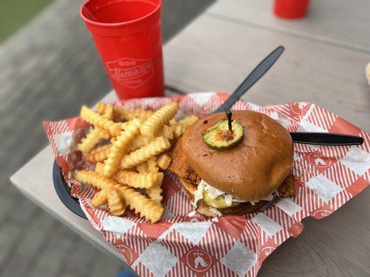 Chicken Fried Sandwich (Hot)