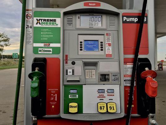 Diesel/gasoline pump