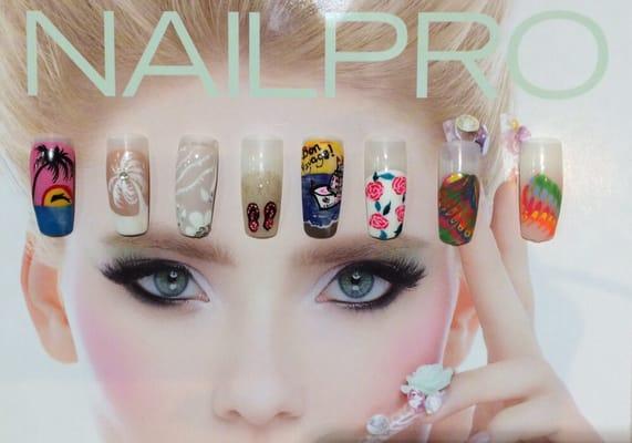 Crazy nail arts drive me "crazy".