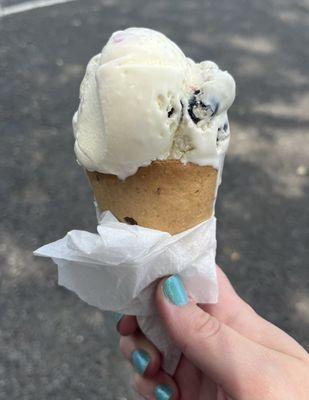 Lemon blueberry ice cream