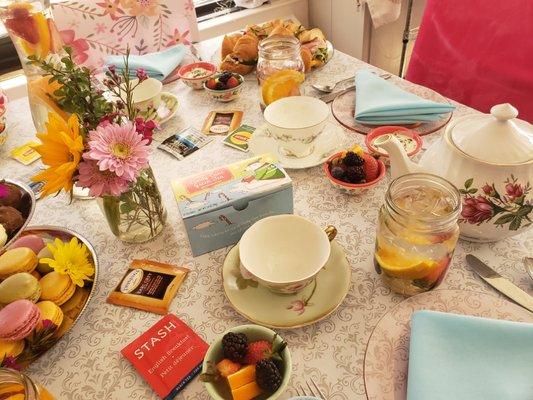 Beautiful Brunch & Tea Parties Catered To Your Special Events.