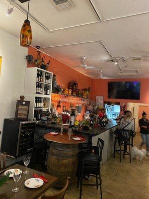 Bar area