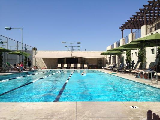 Pool side