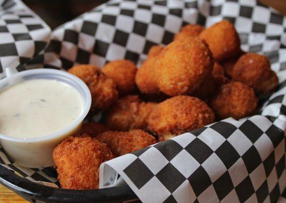 Deep fried mushrooms