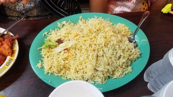 Rice is extremely flavorful!