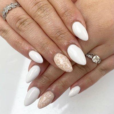 Sculpted full set gel