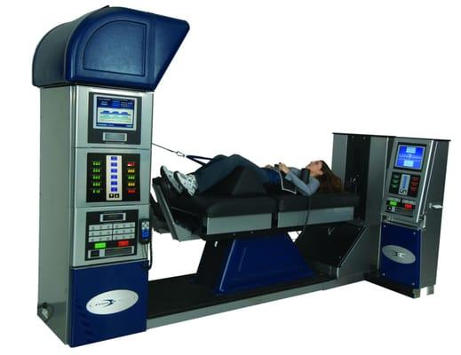 Our "ace in the hole" The DRX 9000C Spinal Decompression Table